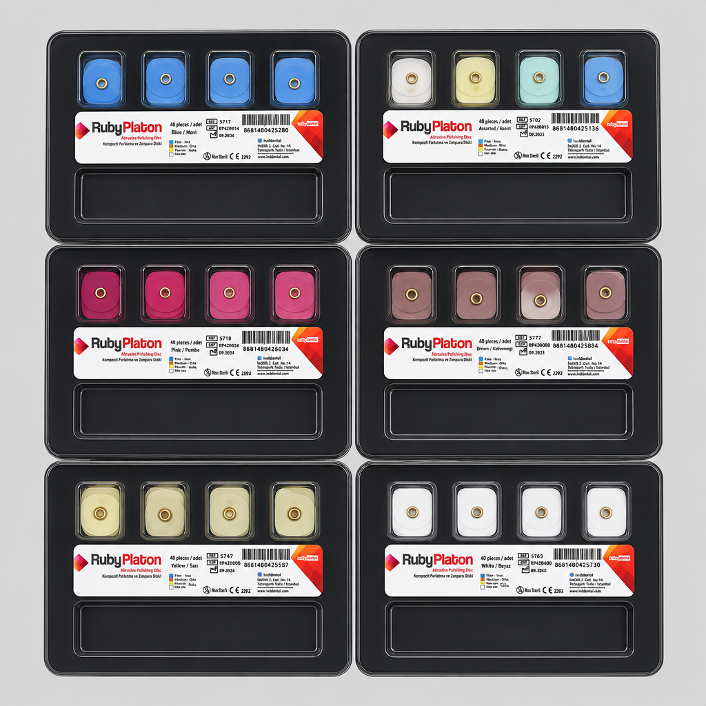 RubyDent Dental Kompozit Disk Ruby Platon 40'lı ürün görseli