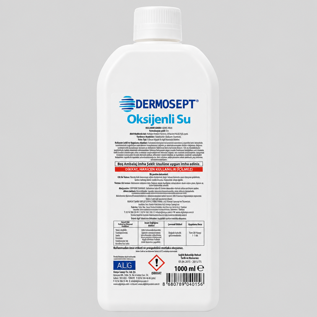 Dermosept Oksijenli Su 1000 ml Dental Dezenfektan Solüsyonu ürün görseli