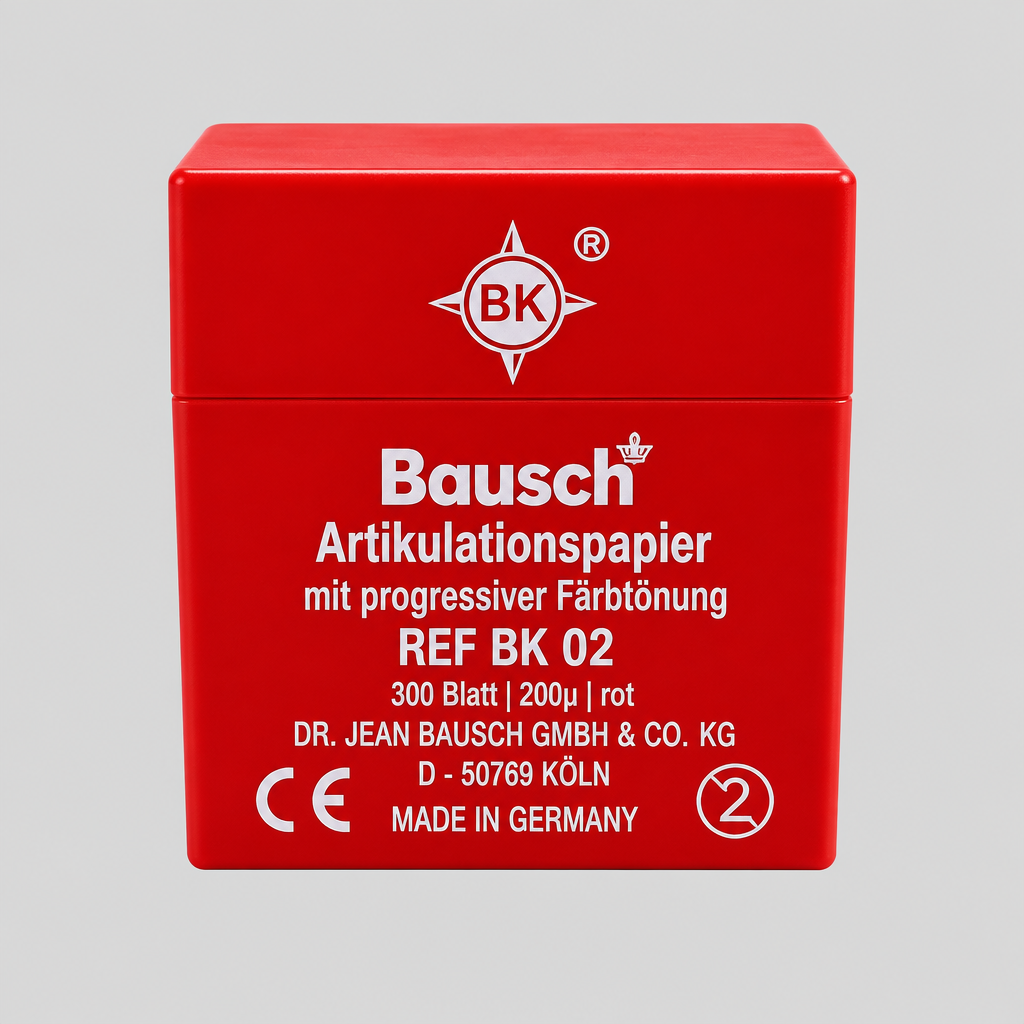 Bausch BK 02 kırmızı artikülasyon kağıdı 300 yaprak