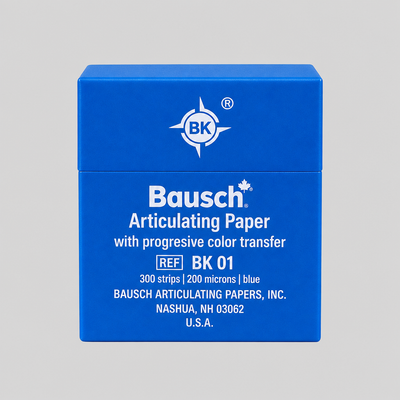 Bausch BK 01 mavi artikülasyon kağıdı 300 şerit