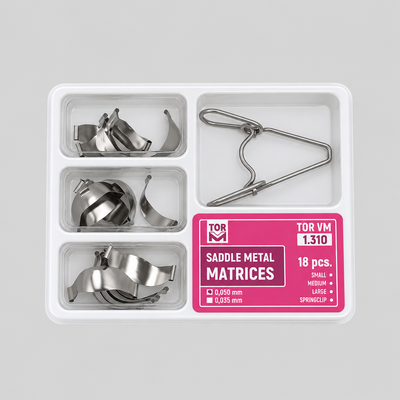 Tor VM 1310 saddle metal matriks seti ve taşıma aparatı