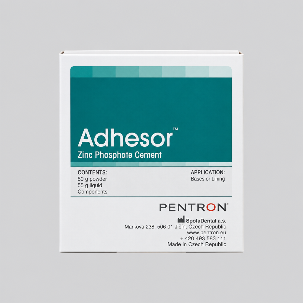 Pentron Fosfat Bağlayıcı ADHERSOR FOSFAT Pentron Dental Çimento ürün ambalajı