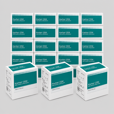 Pentron Kavitan Cem Geçici Dolgu Materyali 30g ürün ambalajı