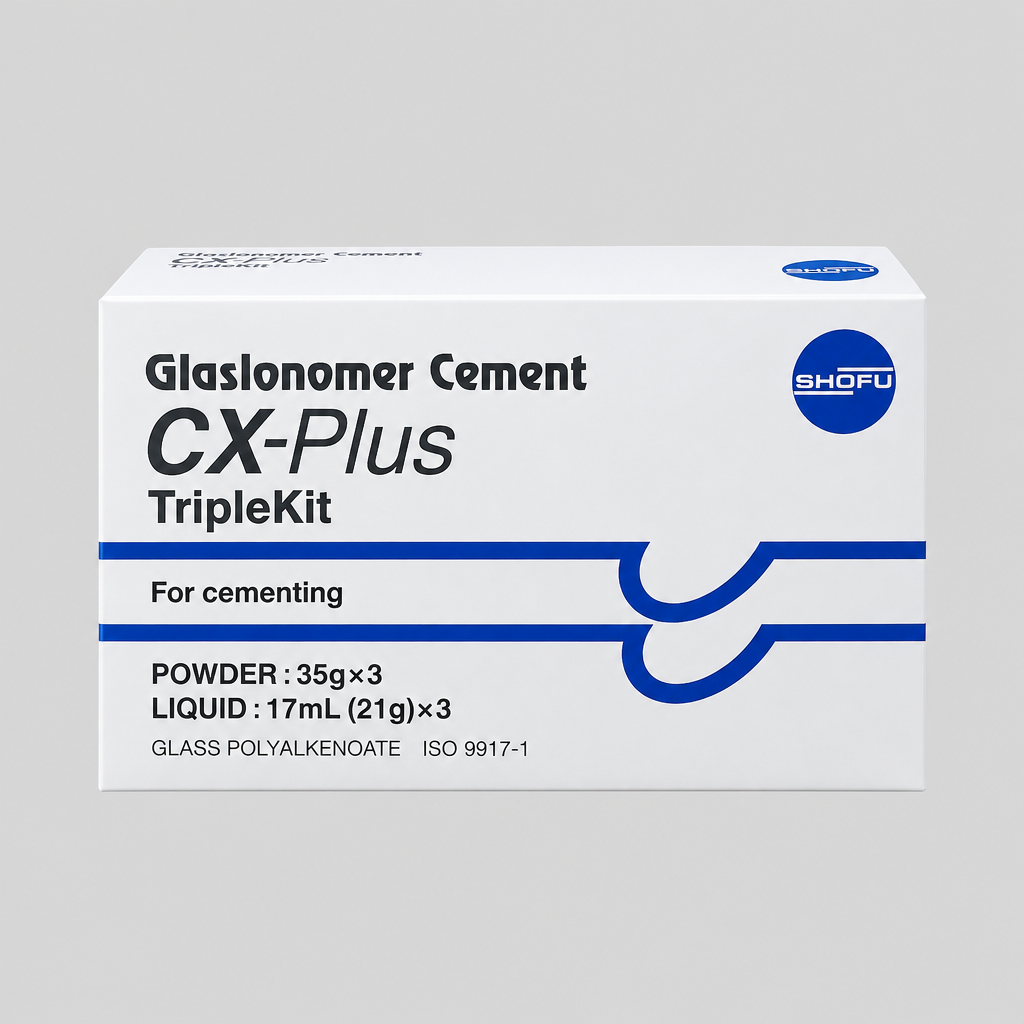 Shofu CX-PLUS Shofu Kompozit Siman Diş Çimento 10g ürün ambalajı