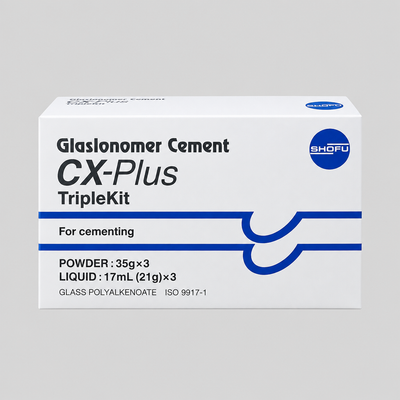 Shofu CX-PLUS Shofu Kompozit Siman Diş Çimento 10g ürün ambalajı