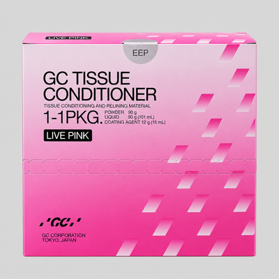 GC Tissue Conditioner Besleme Seti GC Sert ürün ambalajı