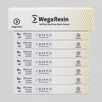 Wega Dent Siman Rezin Wega 9gr Dental Simantasyon Malzemesi ürün ambalajı