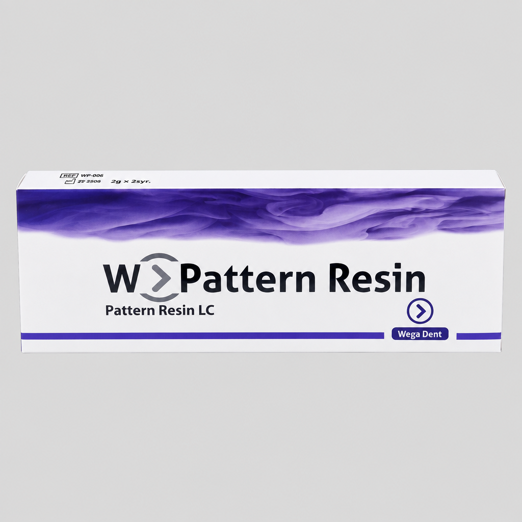 Wega Dent Pattern Resin 2'li Set WEGA Dental Model Reçinesi ürün ambalajı
